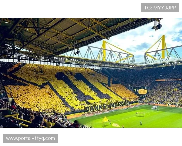 多特蒙德客场球迷高歌助威，营造热烈氛围